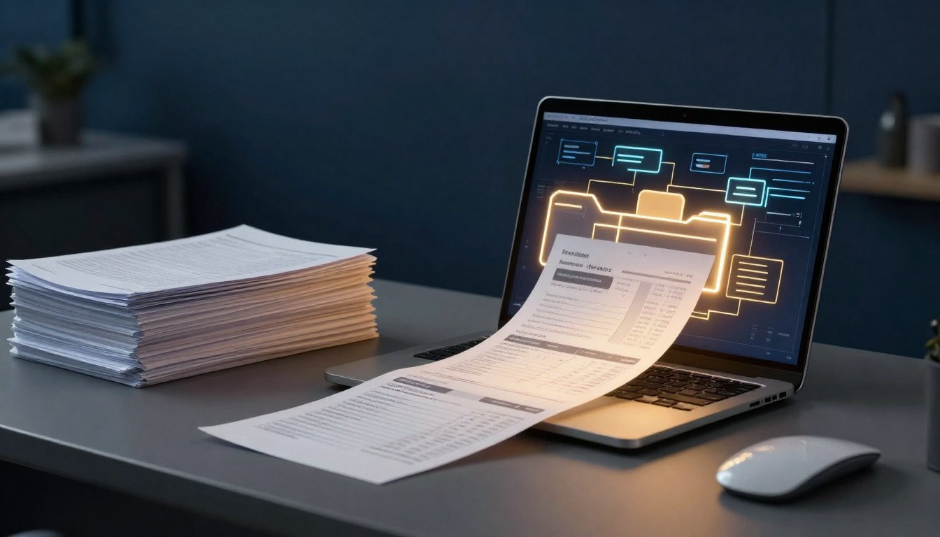 Documents flowing into an automated digital system