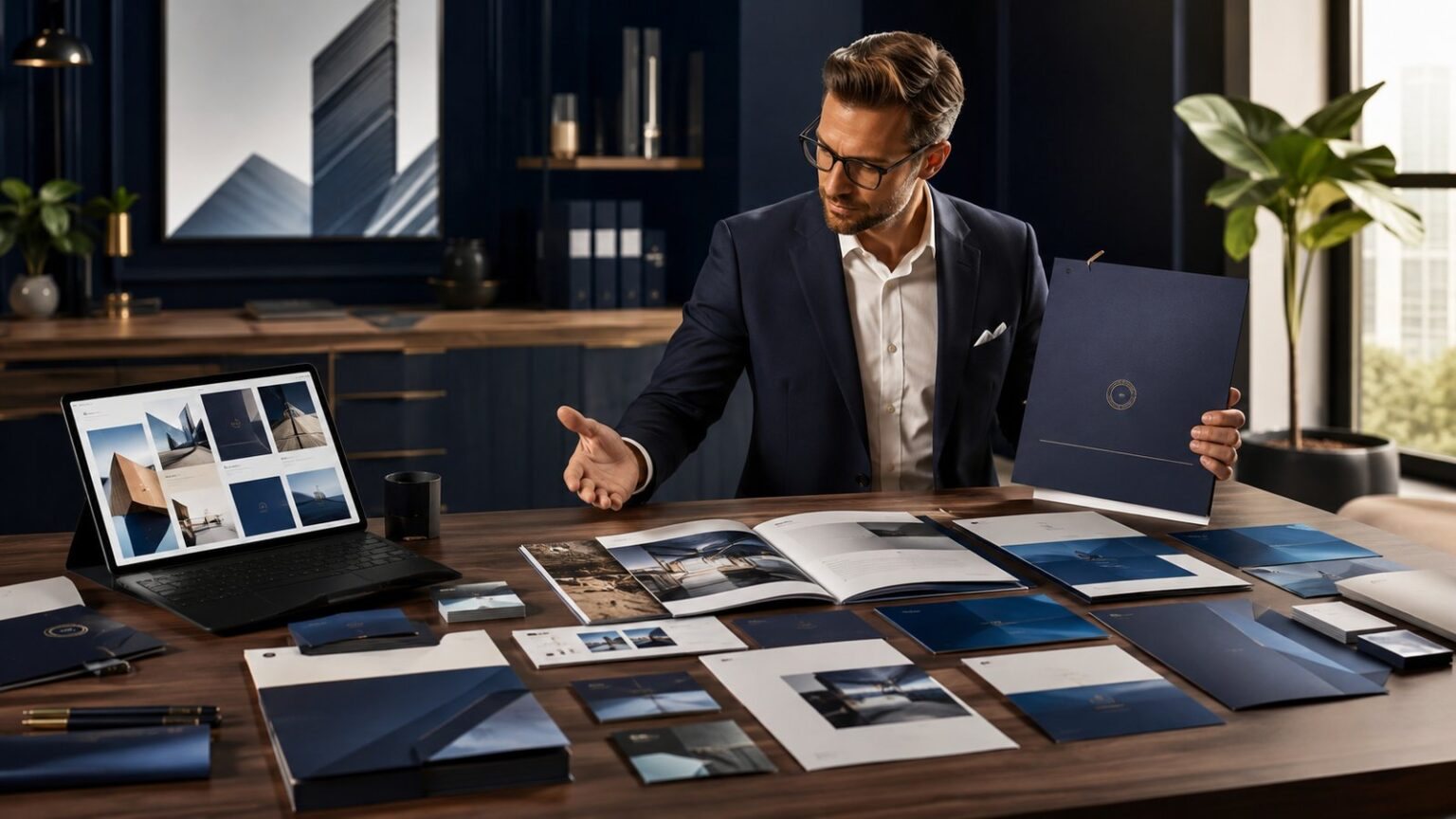 Corporate brochures and stationery