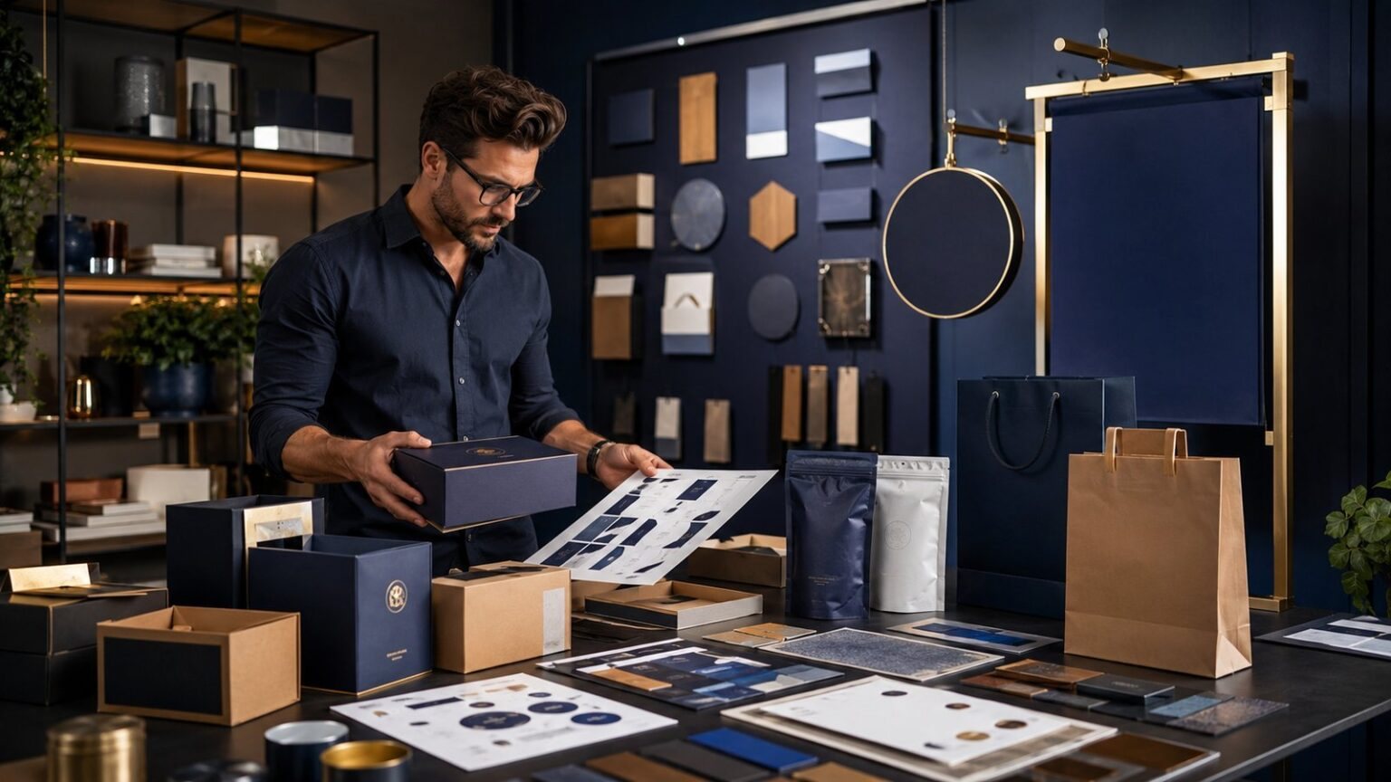 Packaging, labels and signage samples