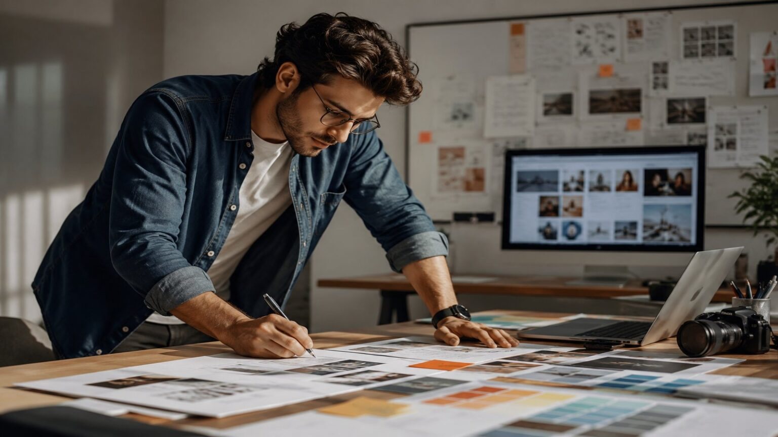 The M3DIA ARTS creative studio at work